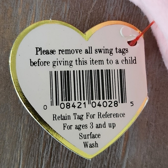 🐙 Ty Beanie Baby “Inky” the Pink Octopus – 1993 Original Collectible Plush - Picture 13 of 16